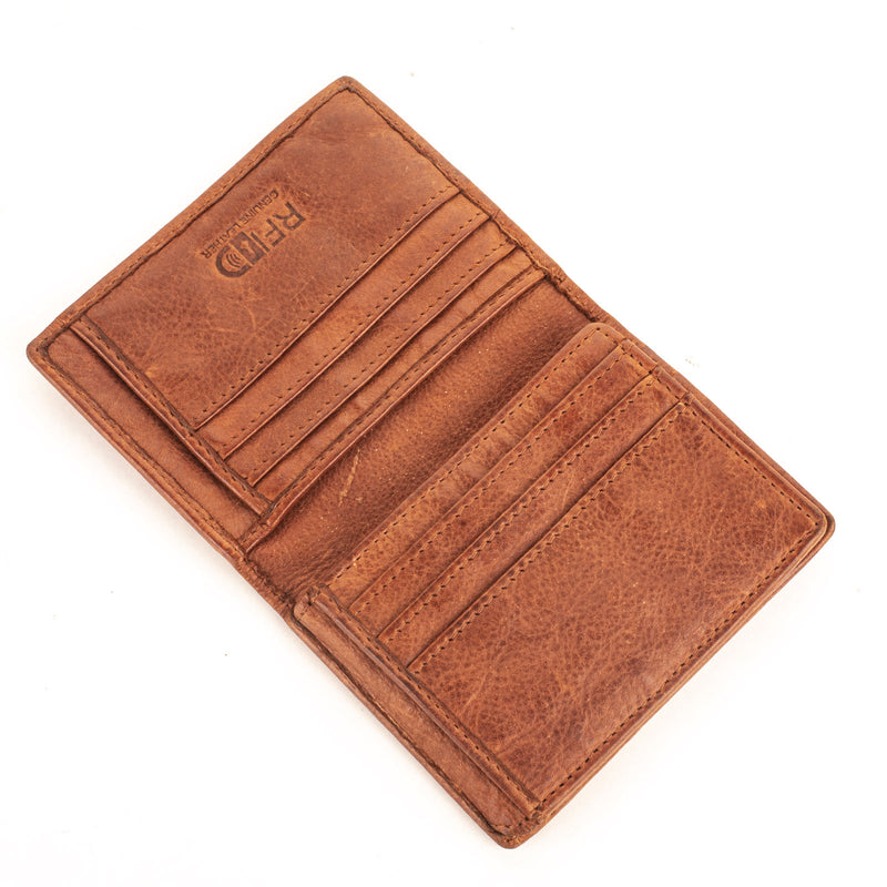 Milo Acha RFID leather wallet