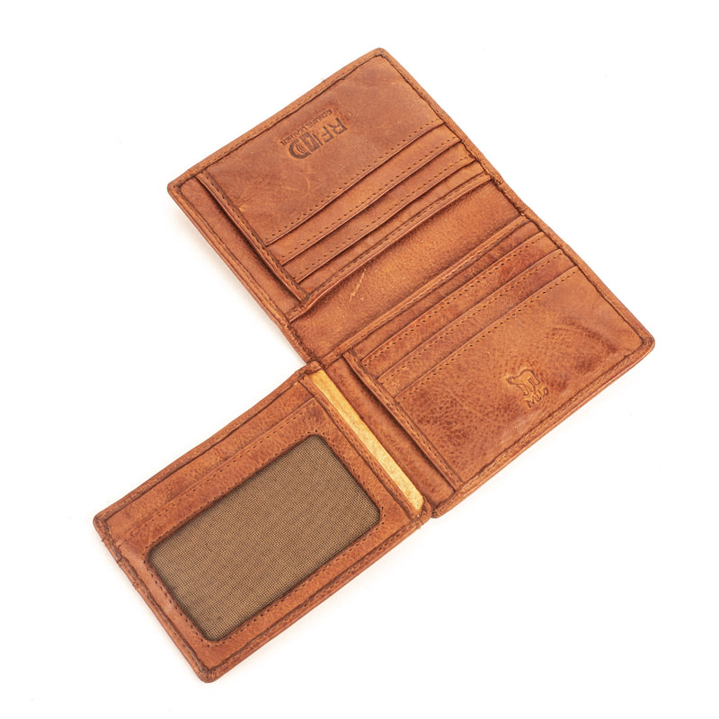 Milo Acha RFID leather wallet