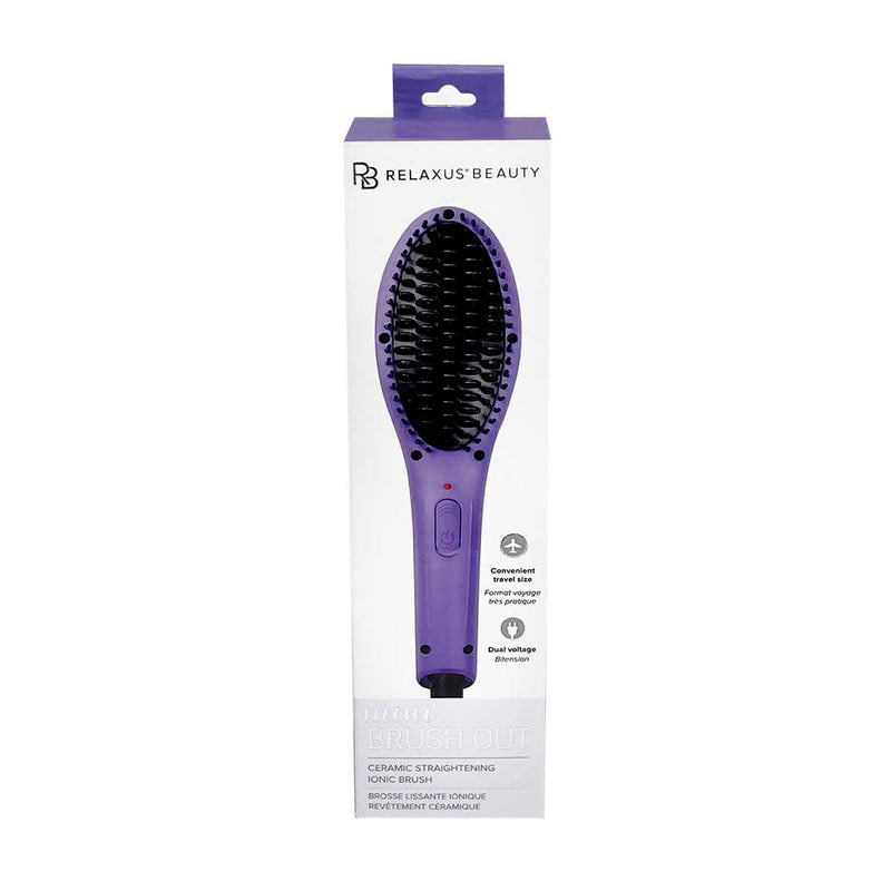 Mini brosse à cheveux ionique lissante Relaxus