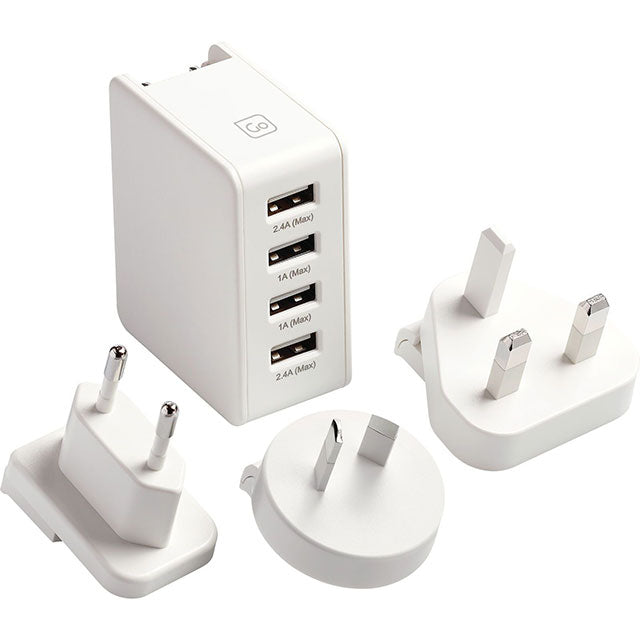 Go Travel 4 USB ports universal charger 