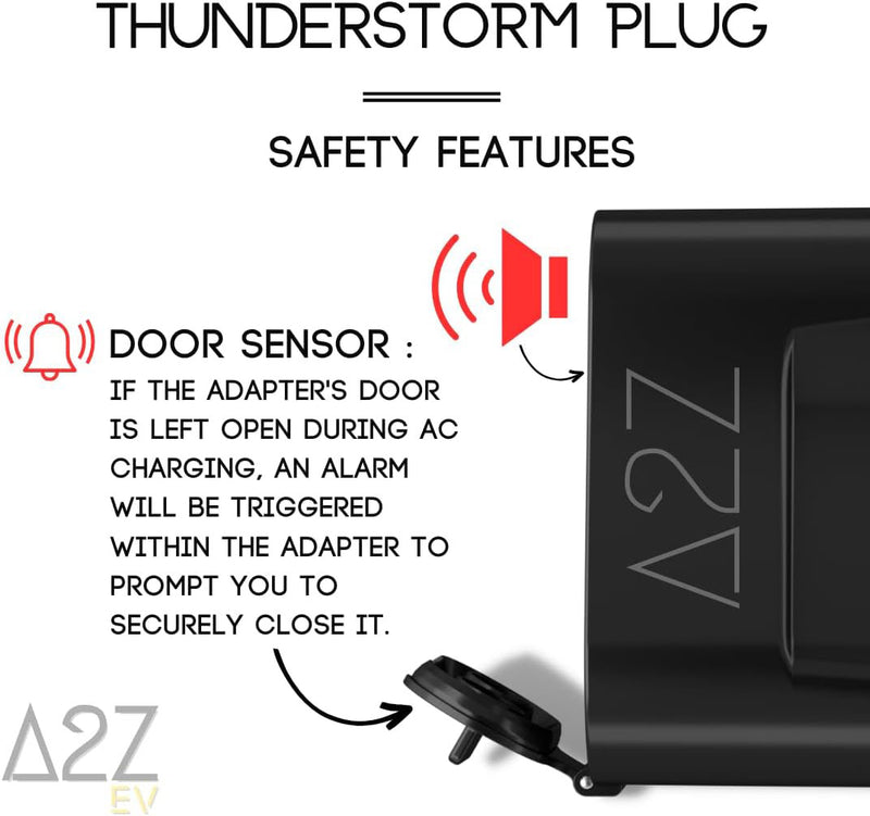 Fast charge adapter for Tesla Model S, 3, X & Y Thunderstorm A2Z - Online exclusive