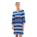 Robe manches 3/4 avec encolure à encoche Lily Hatley