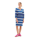 Robe manches 3/4 avec encolure à encoche Lily Hatley