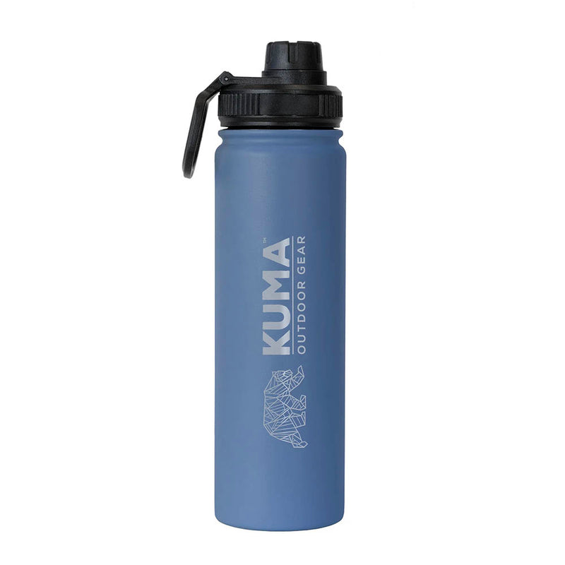 Bouteille d'eau en acier inoxydable 650 ml Bomber de Kuma - Exclusif en ligne