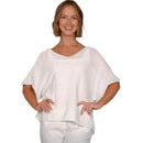 Catherine Lillywhite's women's short sleeve knit sweater