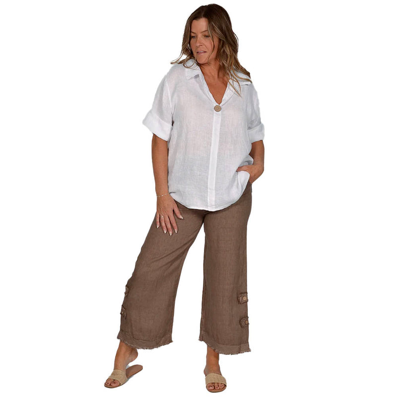 Catherine Lillywhite's women's 3/4 sleeve shirt