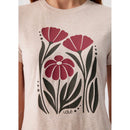 Laurier short-sleeved sweater in breathable fabric