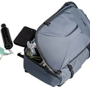 Exp45 45L anti-theft carry-on backpack offering 3 carrying modes