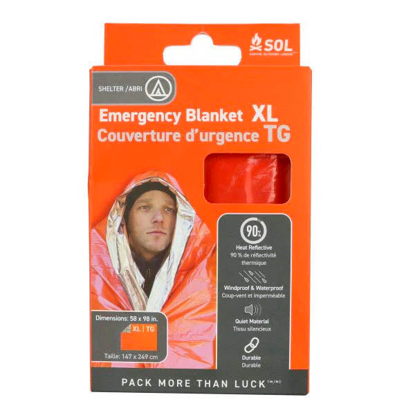 SOL XL emergency thermal blanket - Online exclusive