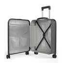  360° Flex foldable 21.6-inch rigid cabin suitcase