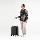  360° Flex foldable 21.6-inch rigid cabin suitcase