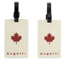 Ensemble de 2 étiquettes à bagage Bugatti