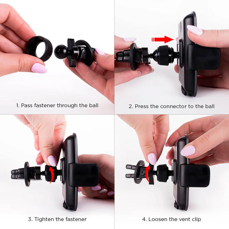 Support pour cellulaire pour bouche d'aération Mighty Mount- Exclusif en ligne