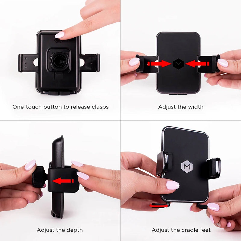 Support pour cellulaire pour bouche d'aération Mighty Mount- Exclusif en ligne