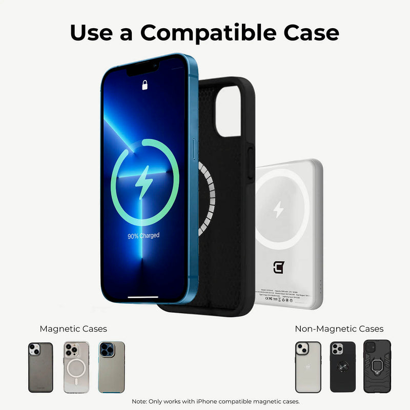 Rockstone Nitro 15W MagSafe fast charging power bank with metal ring - Online exclusive