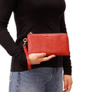 S-Q anti-theft camel wallet 