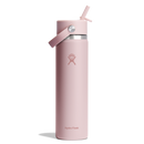 Insulated bottle with integrated straw 24oz - Wide Mouth Flex Straw