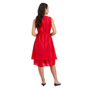 M Italy sleeveless wrap dress 