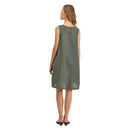 M Italy linen sleeveless dress