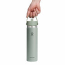 Insulated bottle with integrated straw 24oz - Wide Mouth Flex Straw