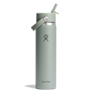 Insulated bottle with integrated straw 24oz - Wide Mouth Flex Straw