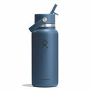 Insulated bottle with integrated straw 32oz - Wide Mouth Flex Straw
