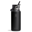 Insulated bottle with integrated straw 32oz - Wide Mouth Flex Straw