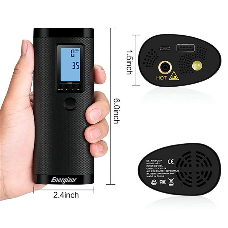 Energizer rechargeable air pump