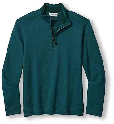 Men's half zip Flipsider long sleeve sweater