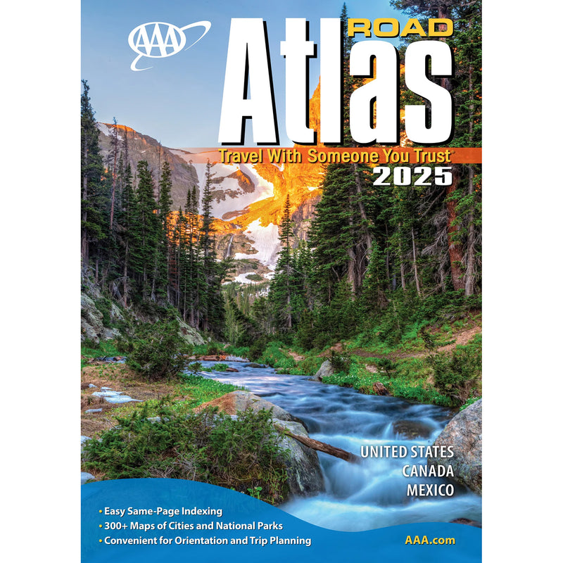 AAA North America 2024 Road Atlas