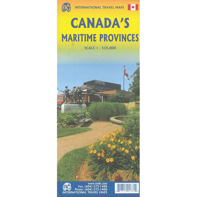 Carte les provinces maritimes du Canada