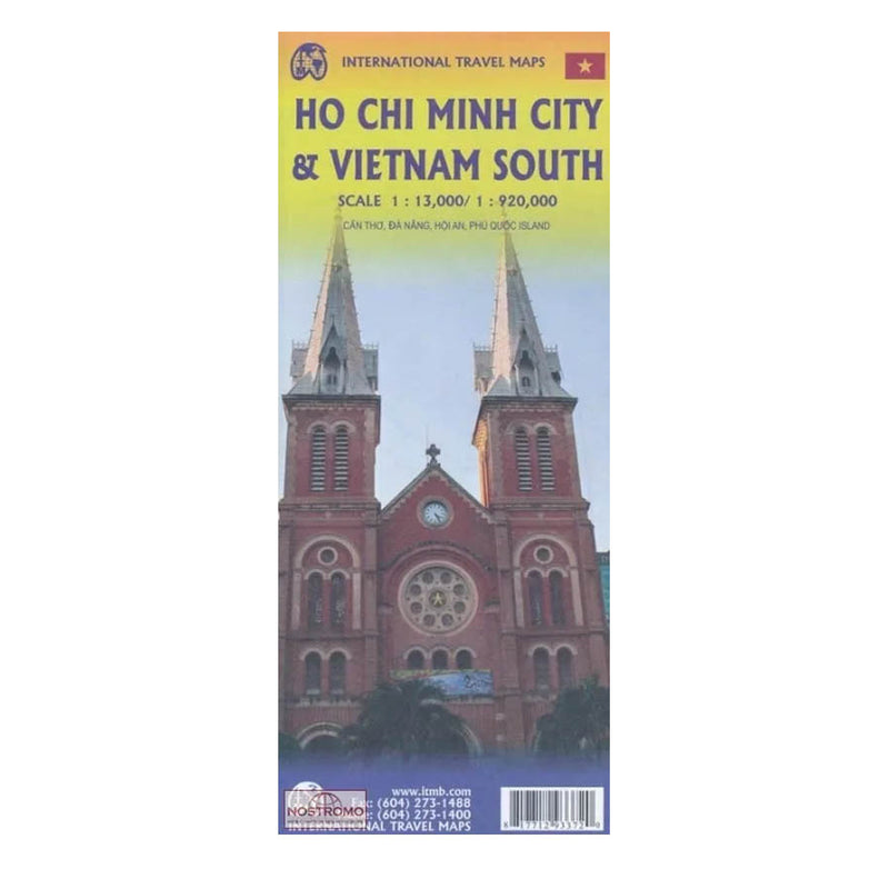 Carte Ho Chi Min et Vietnam Sud