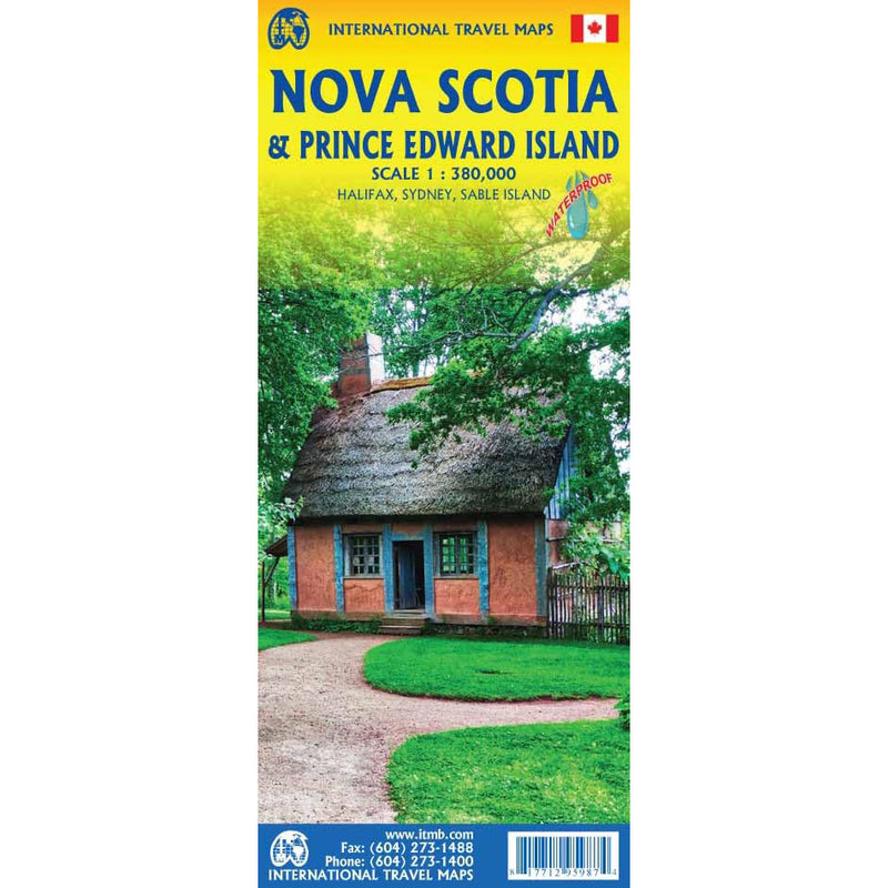 Nova Scotia and Prince Edward Island map