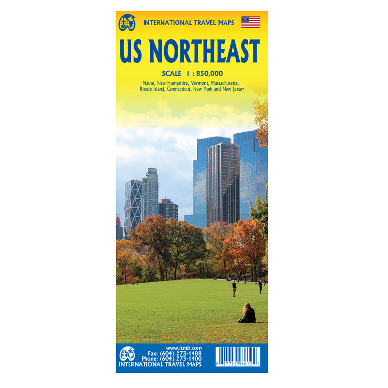 US Northeast map