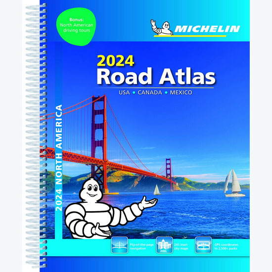 North America road atlas