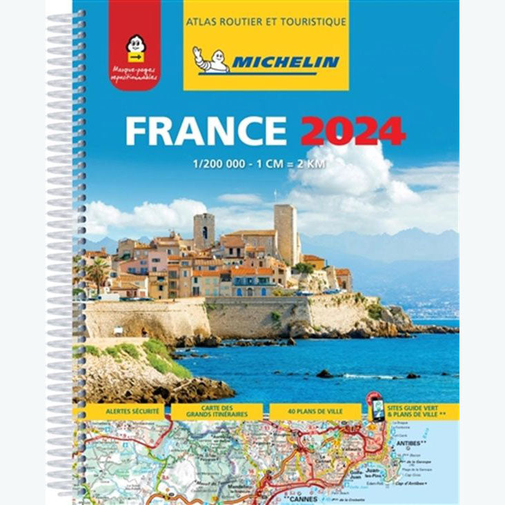 Atlas routier et touristique France 2024