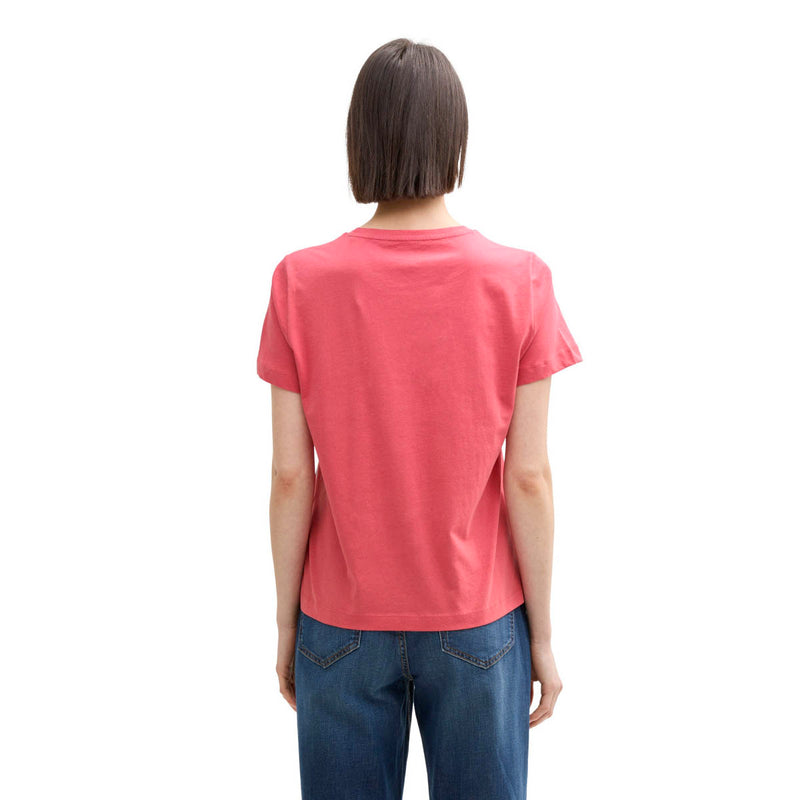 Chandail à manches courtes pour femme avec imprimé Tom Tailor