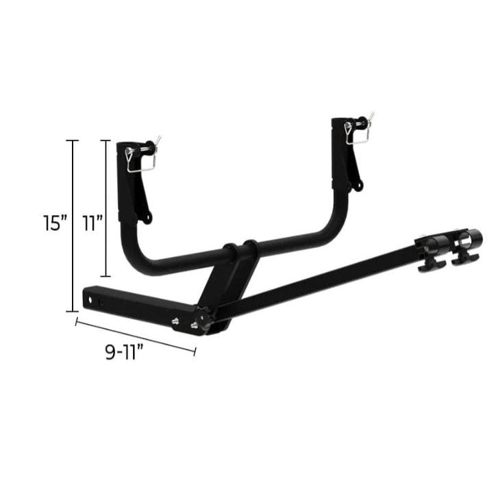 Car bike rack kit for 1 1/4" hitch 7000 series Arvika - Exclusive Online
