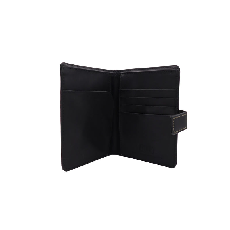 RFID passport holder with magnetic attachment