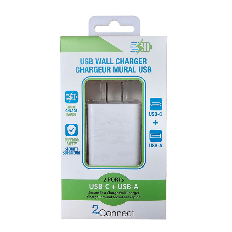 A1 Import Dual wall charger for 2 devices - Online exclusive