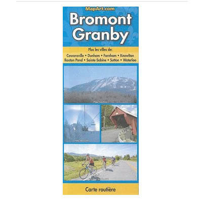 Carte Bromont Granby MapArt
