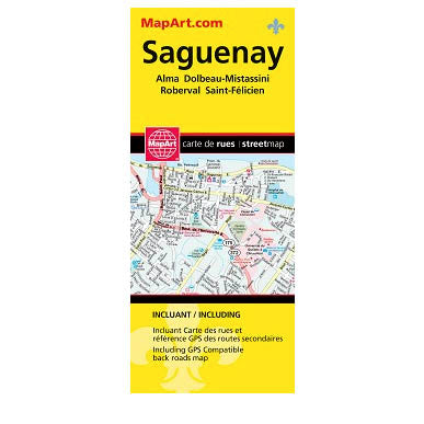 Carte Saguenay MapArt