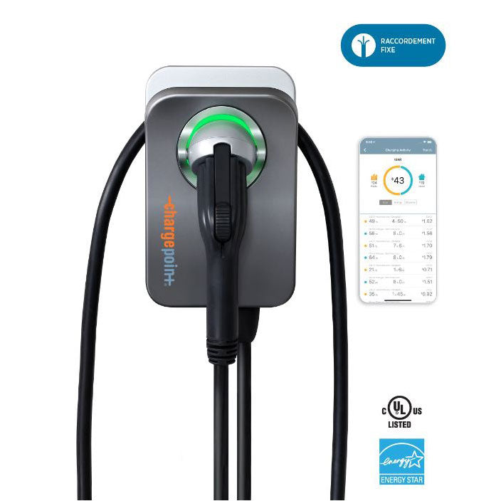 Home Flex EV charging station hardwired WI-FI 50A ChargePoint - Online exclusive