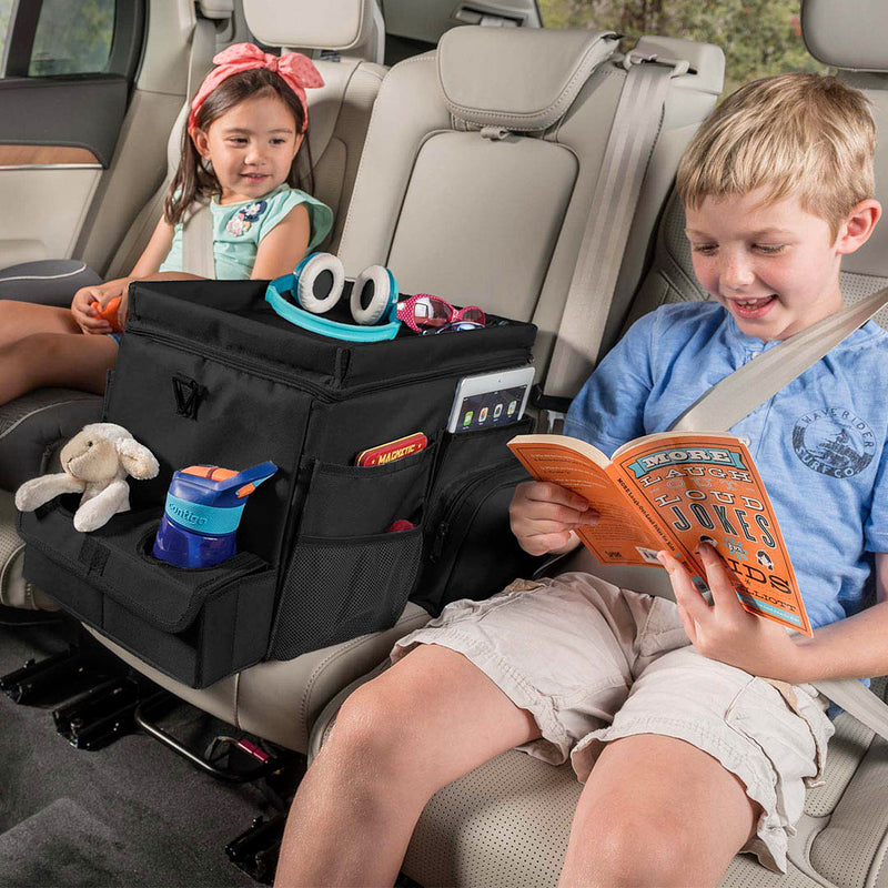 Organisation Habitacle Enfant Organisateur Voiture RCIDOS - Range Tout Pliable Avec Porte-Gobelets - Pour Sièges Avant/Arrière Et Coffre Organiseur Voiture Organisation Habitacle Enfant Organisateur Voiture RCIDOS - Range Tout Pliable Avec Porte-Gobelets - Pour Sièges Avant/Arrière Et Coffre Organiseur Voiture