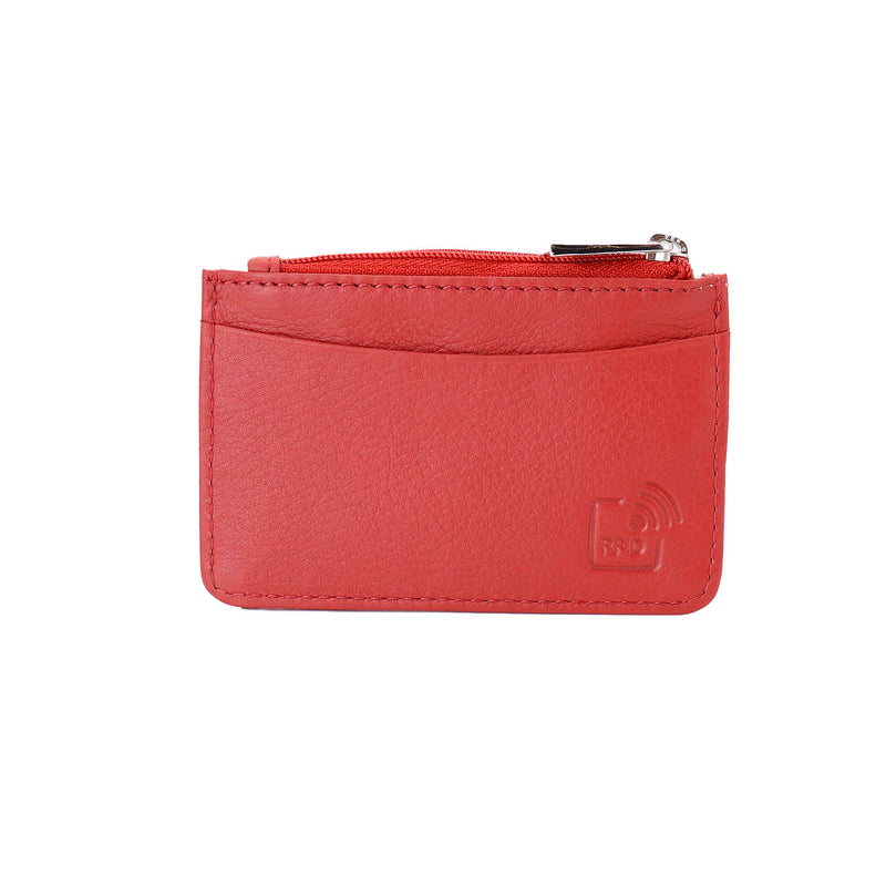 Porte-carte antivol en cuir Ivy Nappa