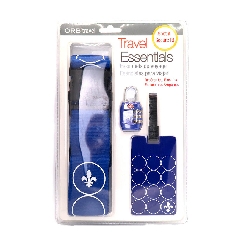 Ensemble essentiels de voyage ORB Travel