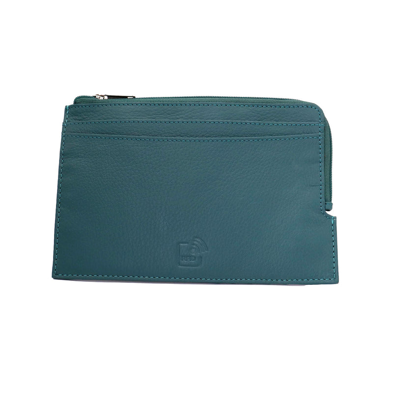 Nappa Vera anti-theft leather passport holder