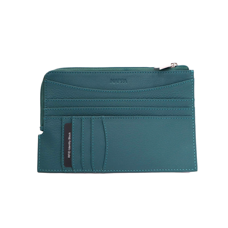Nappa Vera anti-theft leather passport holder