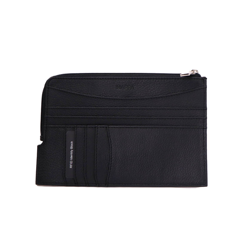 Nappa Vera anti-theft leather passport holder