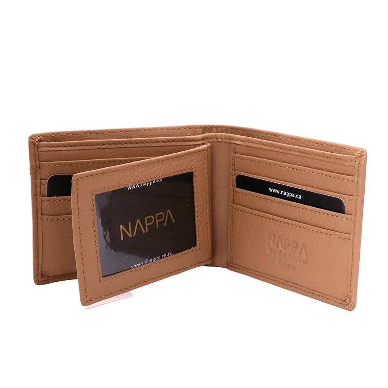 Nappa Decker anti-theft leather wallet
